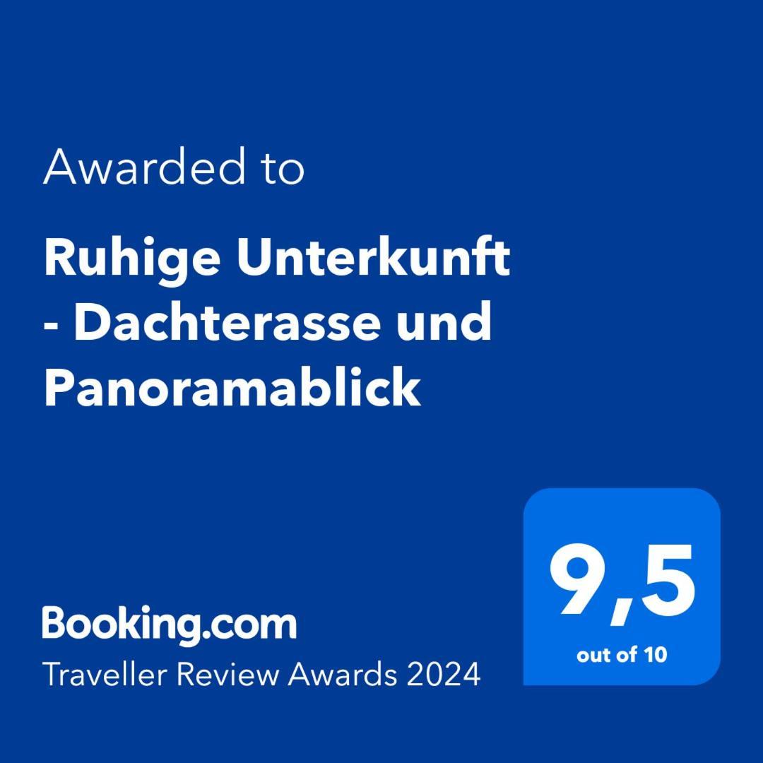 Ruhige Unterkunft - Dachterasse Und Panoramablick Warstein Exterior photo